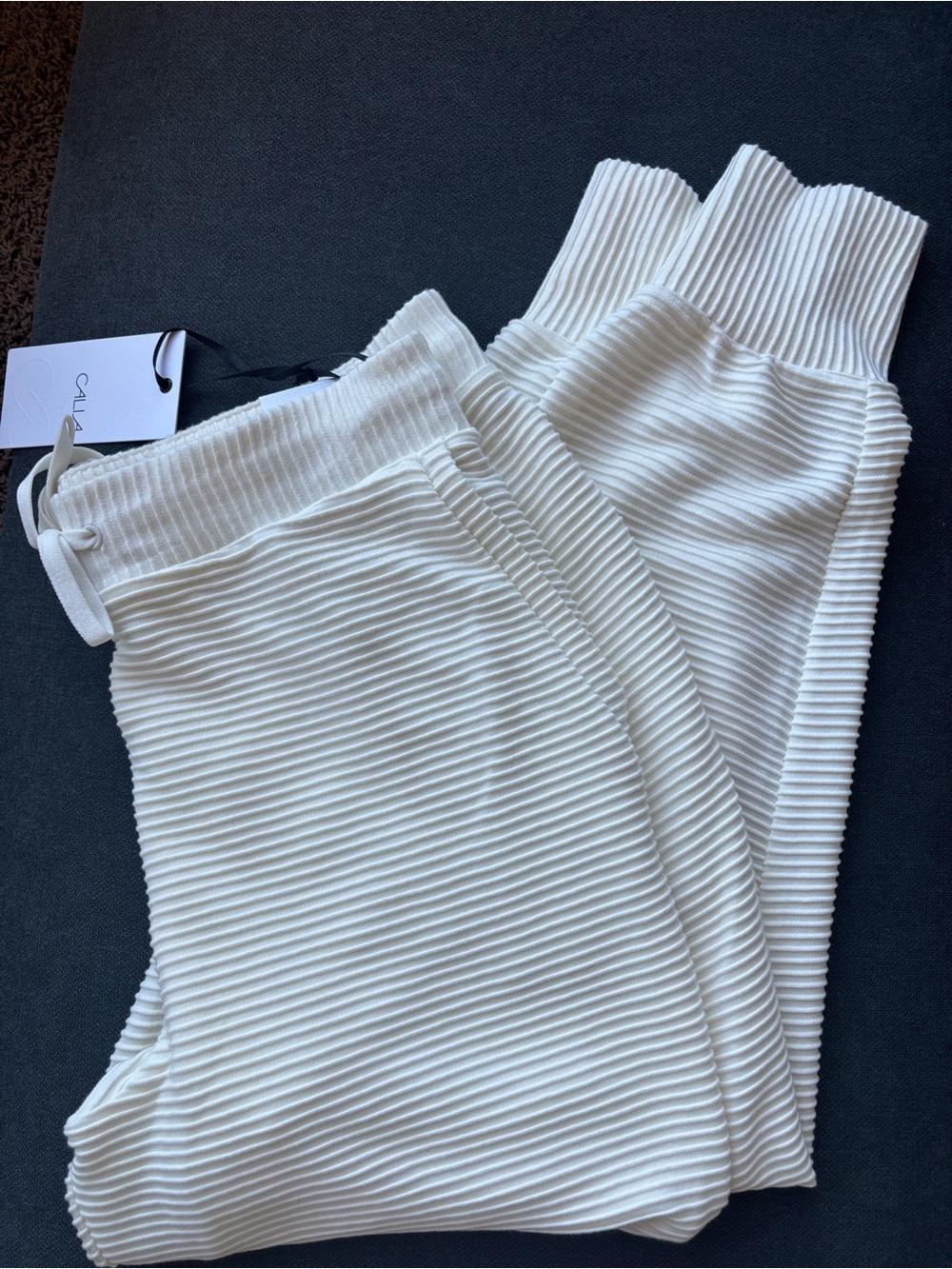 NEW CALIA by Carrie Underwood Elevate Rib Joggers SZ L